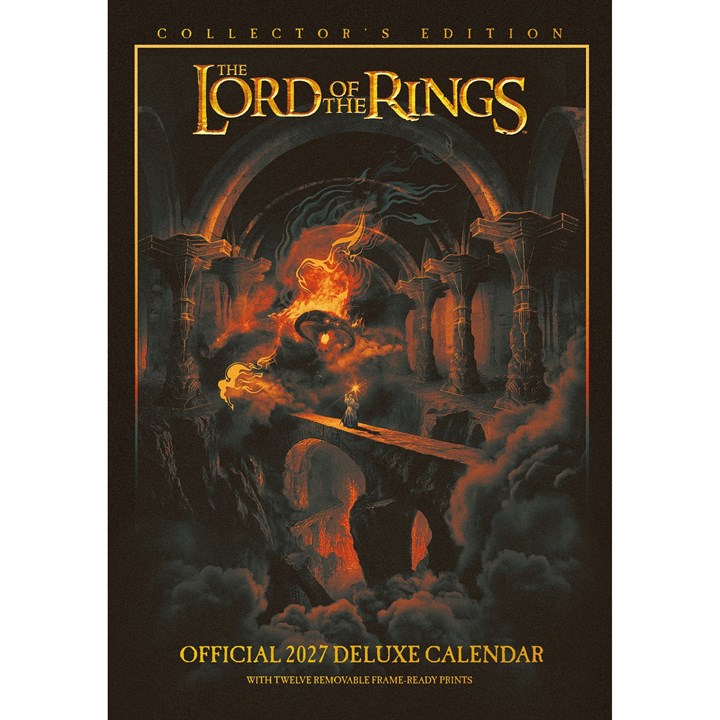 Lord of the Rings Collector’s Edition A3 Calendar 2027