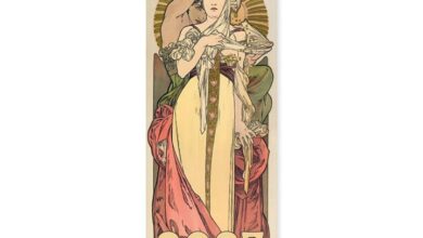 Art Nouveau Slim Calendar 2027
