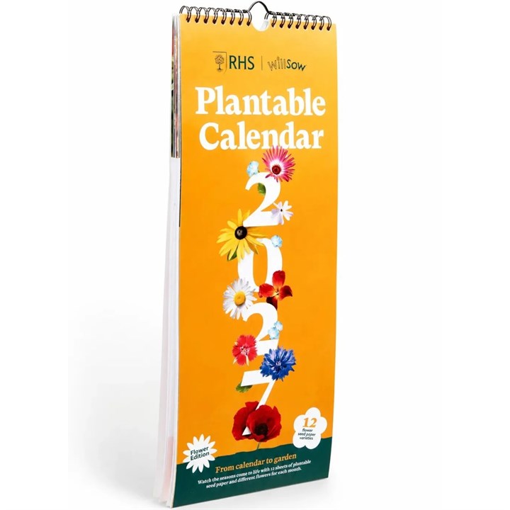 RHS, Plantable Flower Slim Calendar 2027