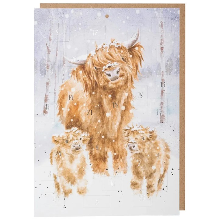 Wrendale Designs, Highland Christmas Traditional Advent Calendar