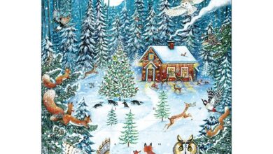 Christmas Cottage Traditional Large Advent Calendar