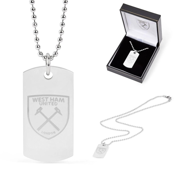 West Ham United FC Stainless Steel Dog Tag