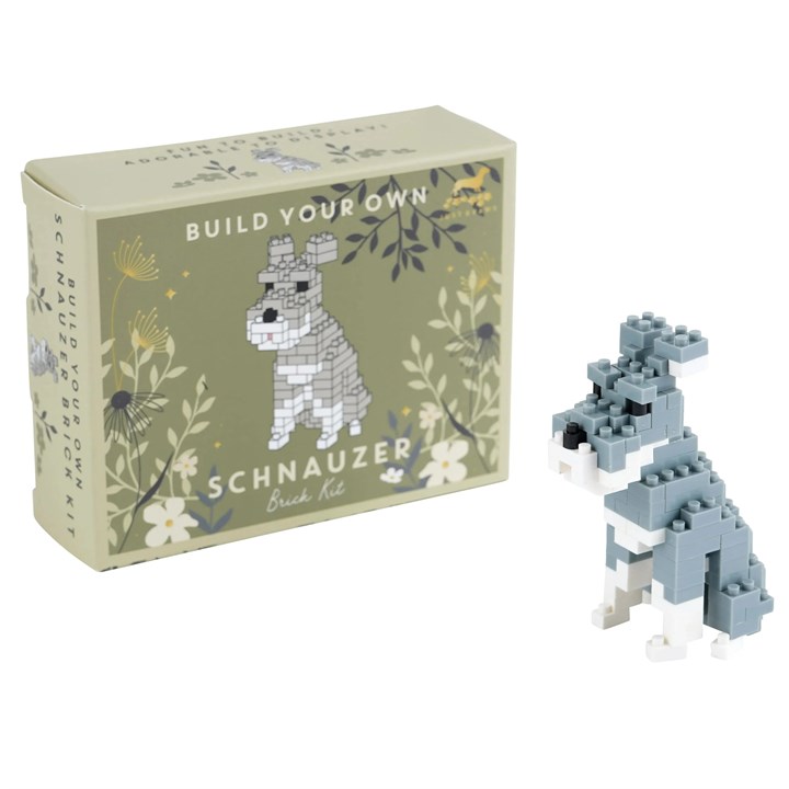 Build Your Own Schnauzer Brick Kit