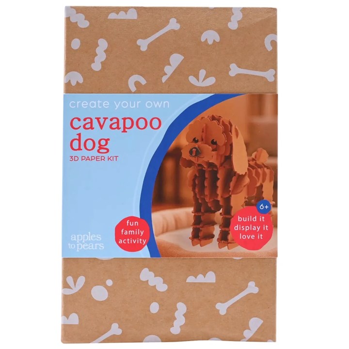 Cavapoo 3D Paper Craft DIY Kit