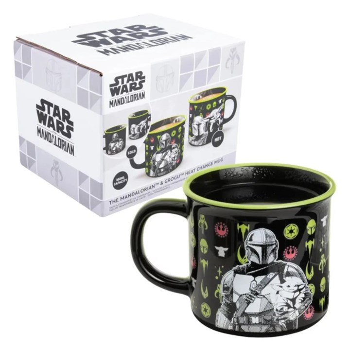 Disney Star Wars, Mandalorian and Grogu Heat Change Mug