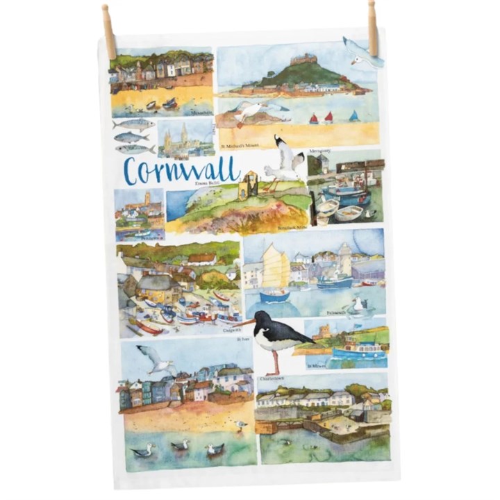 Emma Ball, Cornwall Tea Towel