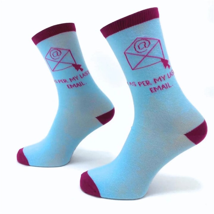As Per My Email Socks – Size 4 – 8