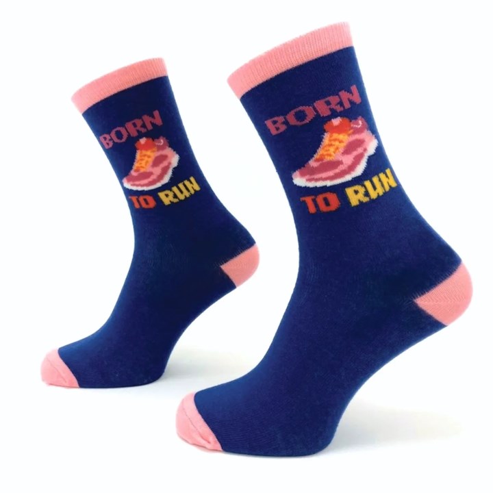 Born to Run Socks – Size 4 – 8