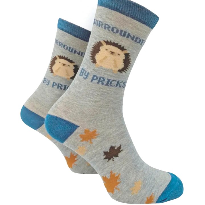 Surrounded By Pricks Socks – Size 4 – 8