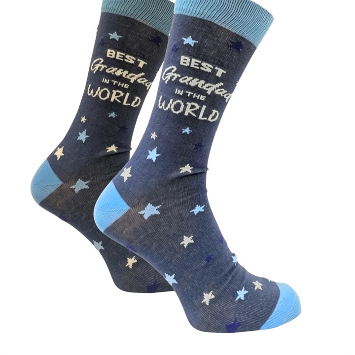 Best Grandad In The World Socks – Size 7 – 11
