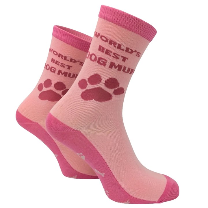 World’s Best Dog Mum Socks – Size 4 – 8