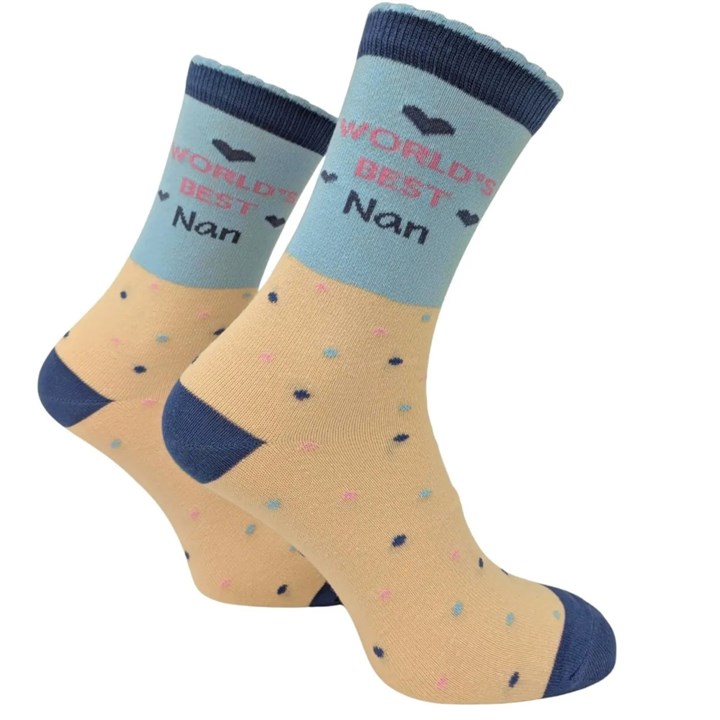 World’s Best Nan Socks – Size 4 – 8