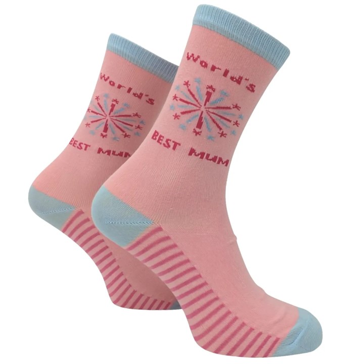 World’s Best Mum Socks – Size 4 – 8