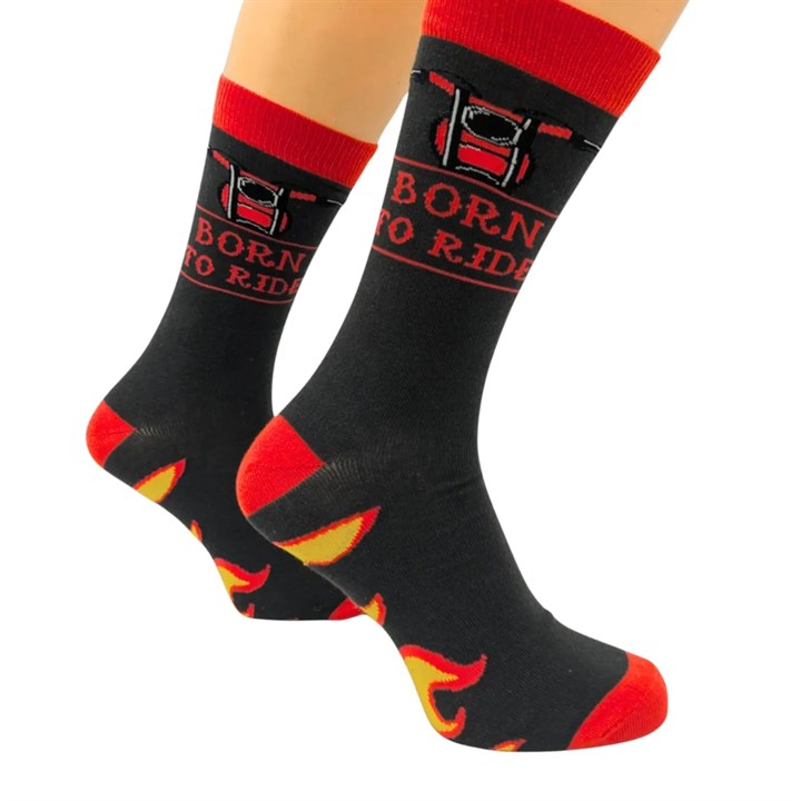Born to Ride Socks – Size 7 – 11