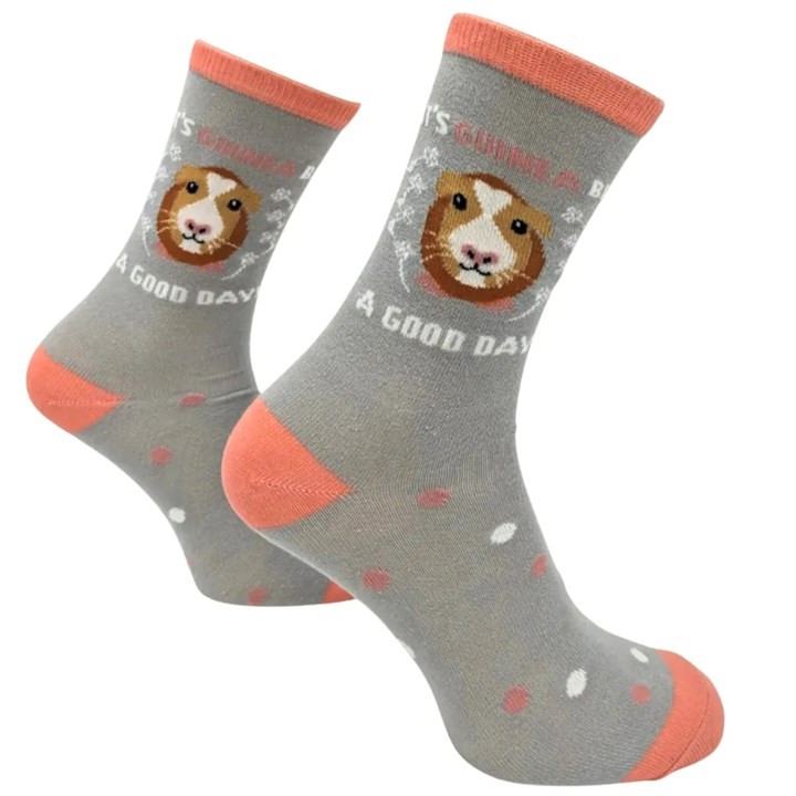 It’s Guinea Be a Good Day Socks – Size 4 – 8