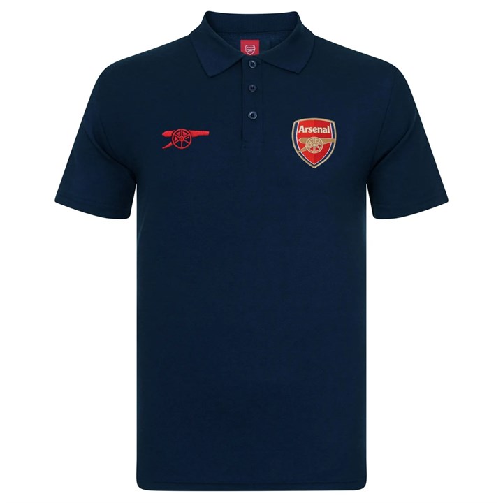 Arsenal FC Adult Navy Polo Shirt XXL