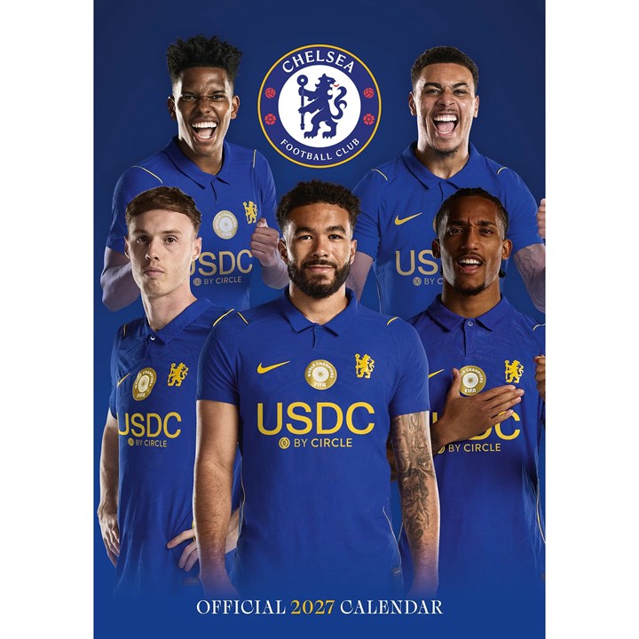 Chelsea FC A3 Calendar 2027
