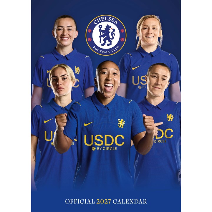 Chelsea Women FC A3 Calendar 2027