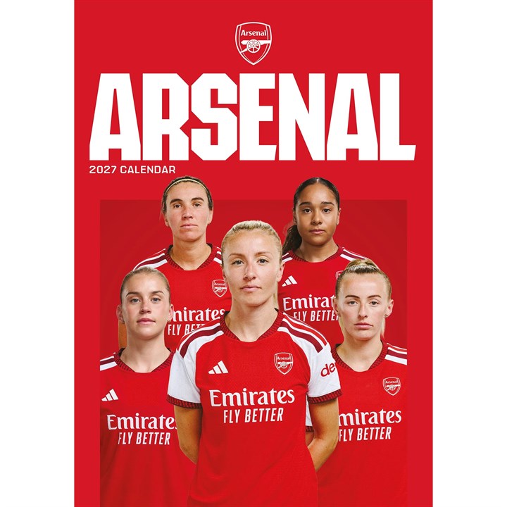 Arsenal FC Women A3 Calendar 2027