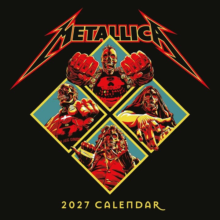 Metallica Official Calendar 2027