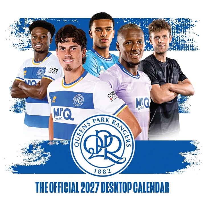 Queens Park Rangers FC Easel Desk Calendar 2027