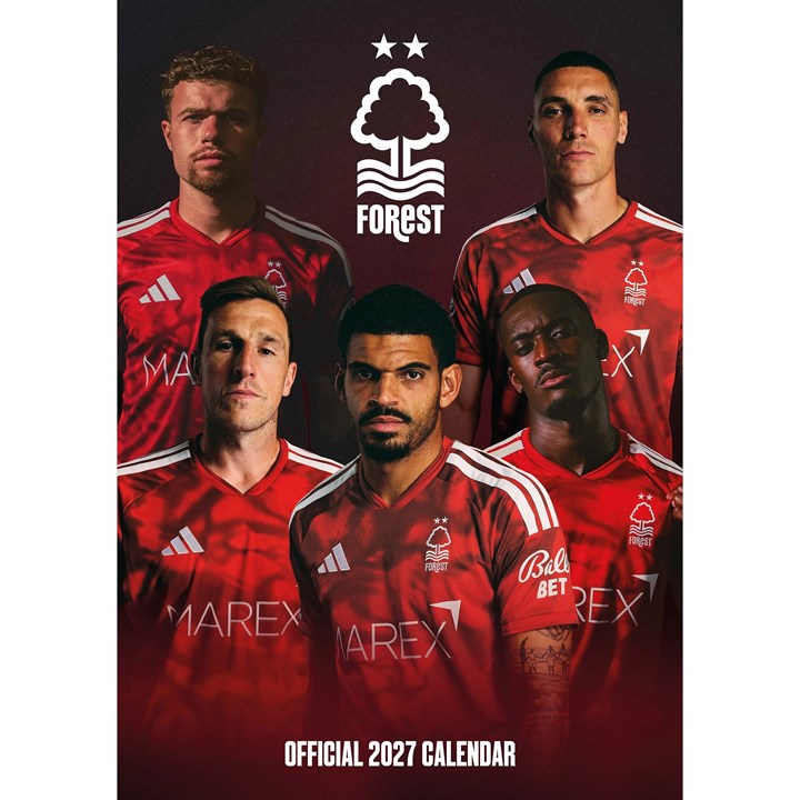 Nottingham Forest FC A3 Calendar 2027
