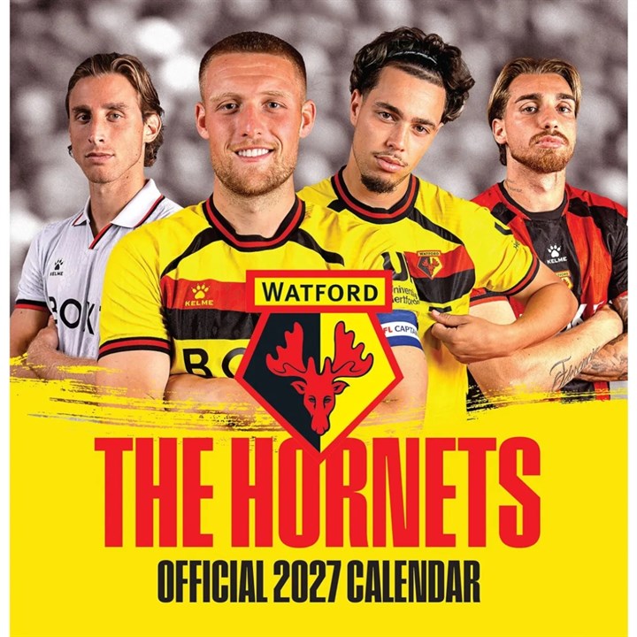 Watford FC Easel Desk Calendar 2027