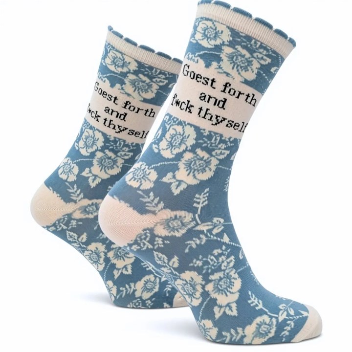Goest Forth and F*ck Thyself Socks – Size 4 – 8