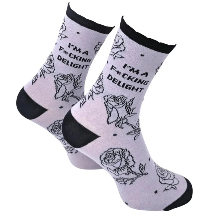 Im a F*cking Delight Socks – Size 4 – 8