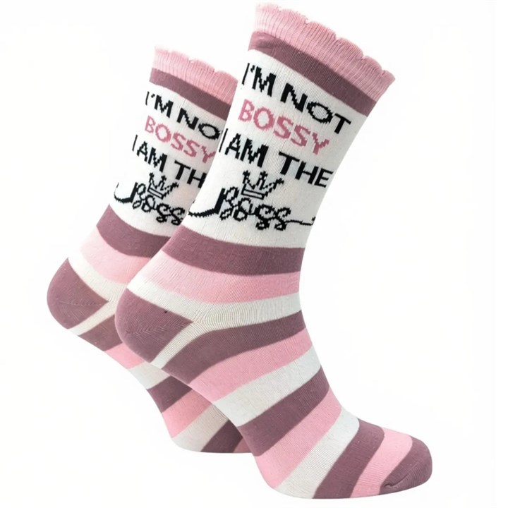 I’m Not Bossy, I Am The Boss Socks – Size – 4 – 8