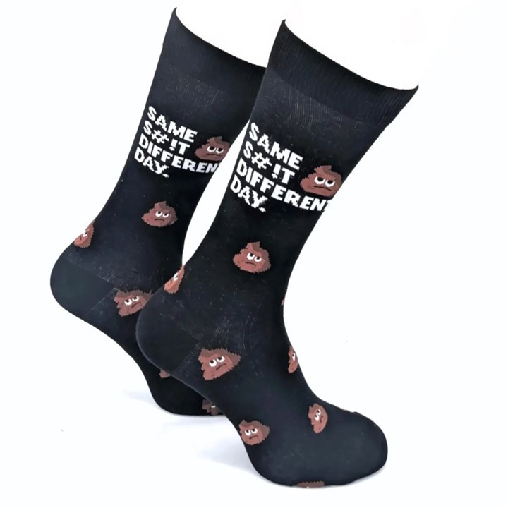 Same Sh*t Different Day Socks – Size 7 – 11