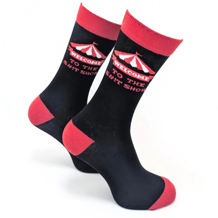 Welcome to the Sh*t Show Socks – Size 7 – 11