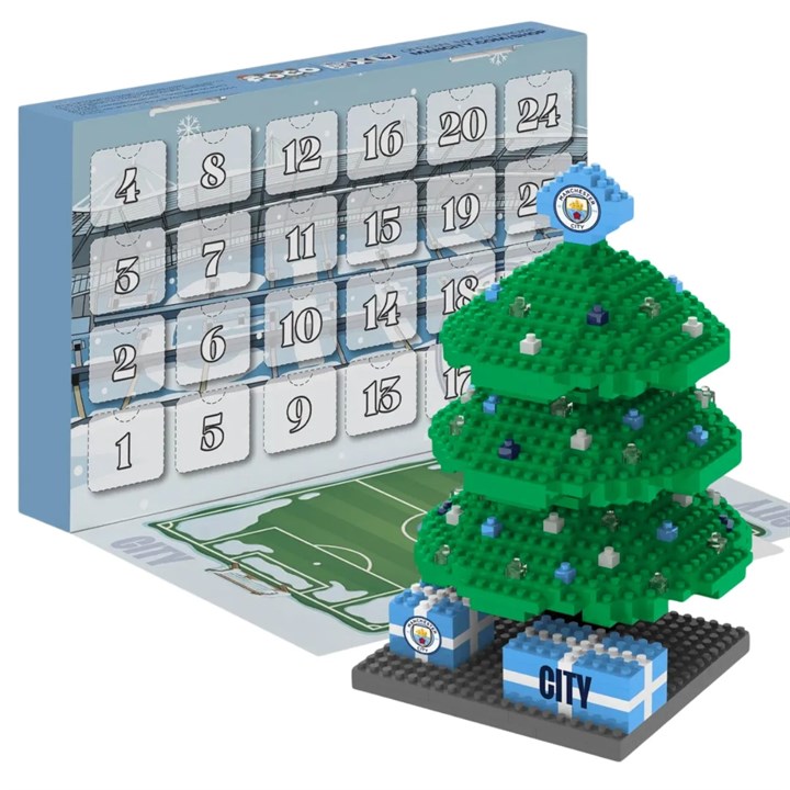 Manchester City FC BRXLZ Christmas Tree Advent Calendar