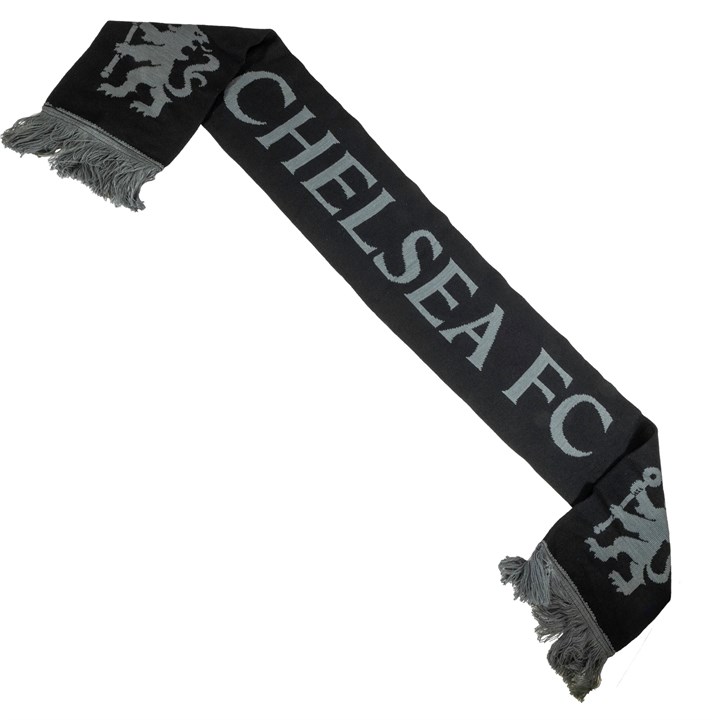 Chelsea FC Black and Grey Scarf