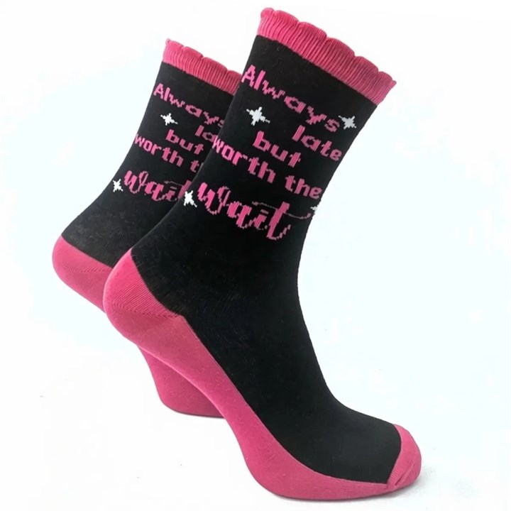 Always Late Socks – Size 4 – 8