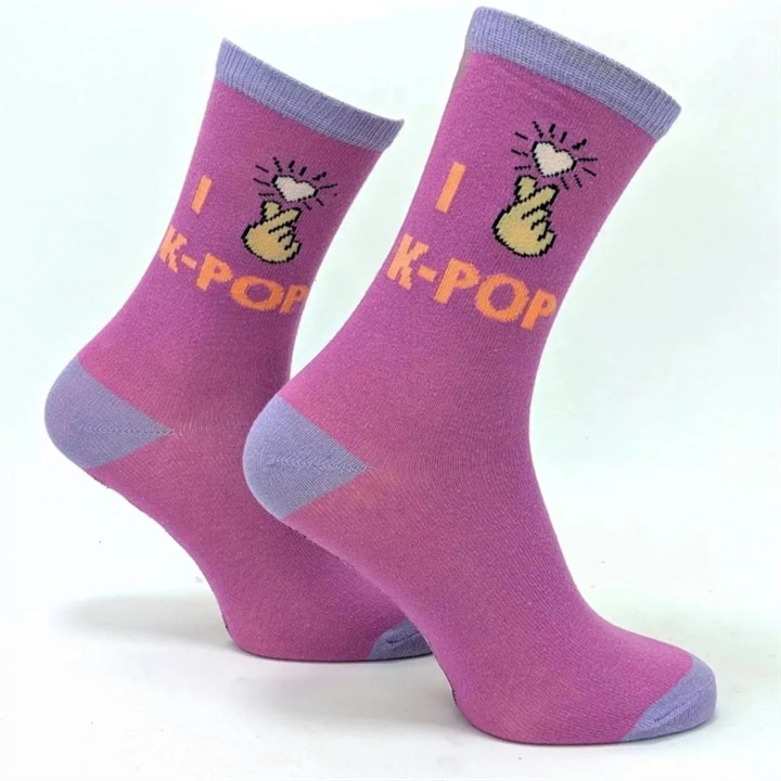 I Heart K-Pop Socks – Size 4 – 8