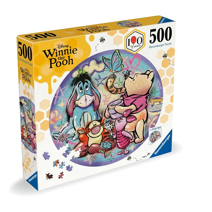 Ravensburger Disney, Winnie The Pooh Circular Jigsaw