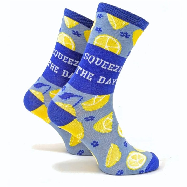 Squeeze the Day Socks – Size 4 – 8