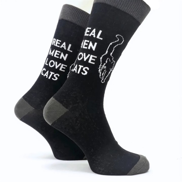 Real Men Love Cats Socks – Size 7 – 11