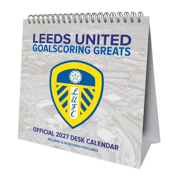 Leeds United FC Easel Desk Calendar 2027