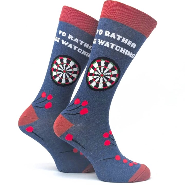 I’d Rather Be Watching Darts Socks – Size 7 – 11