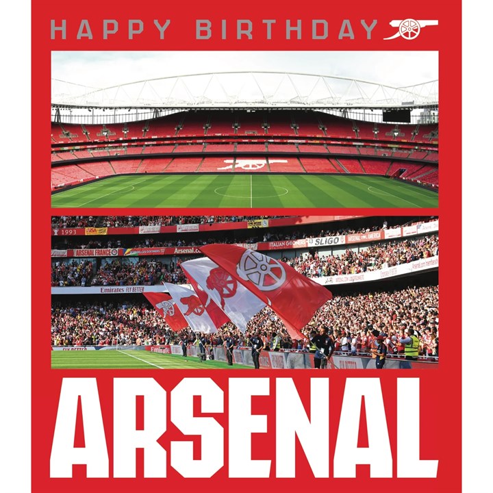 Arsenal FC Photo Birthday Card