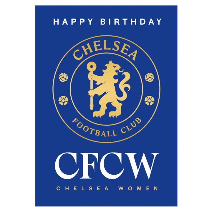 Chelsea FC CFCW Birthday Card