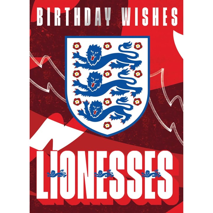 England Lionesses Birthday Card