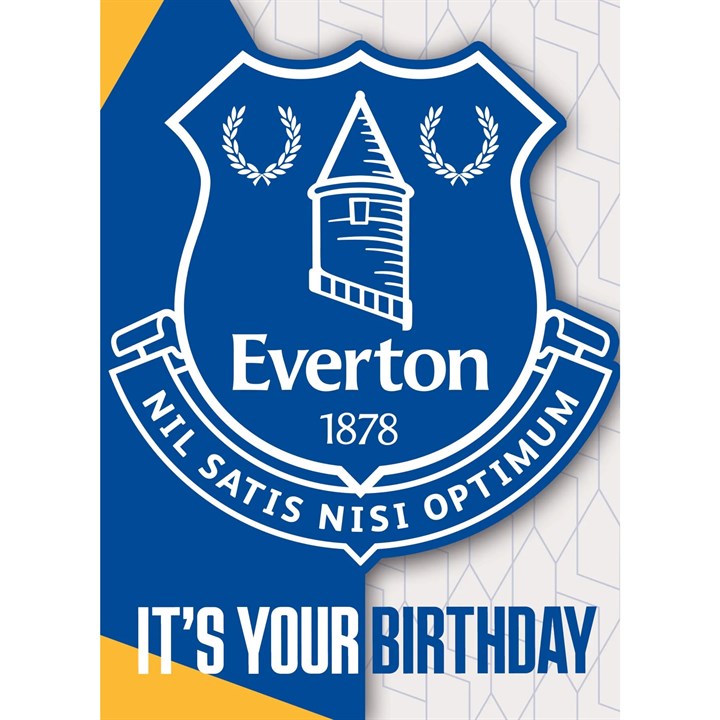 Everton FC Crest Birthday Card
