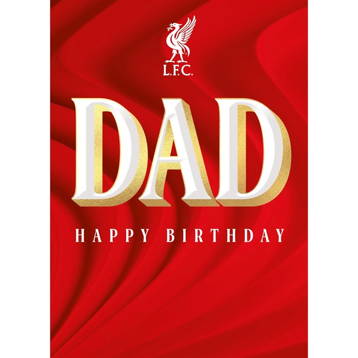 Liverpool FC Dad Birthday Card
