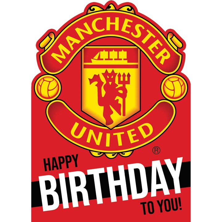 Manchester United FC Crest Birthday Card