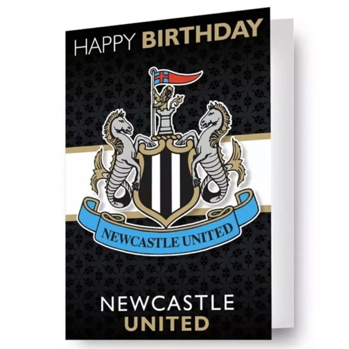 Newcastle United FC 3D Effect Birthday Card