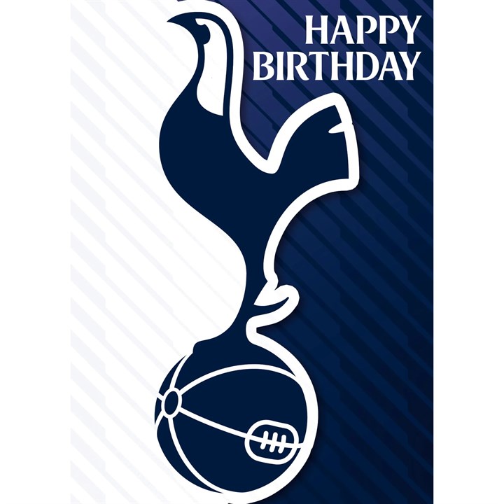Tottenham Hotspur FC Crest Birthday Card