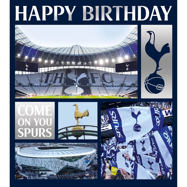 Tottenham Hotspur FC Photo Birthday Card